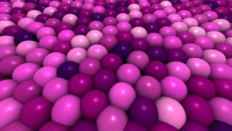Pink dynamic ball simulation Stock Footage 92918591