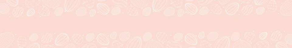 Pink Easter background with holiday elements - Vector Illustrazione stock