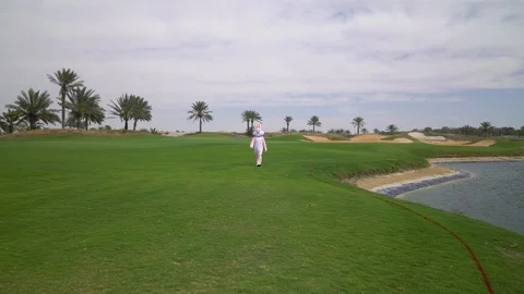 Pink easter bunny walks on grass or garden, comes for easter. Happy rabbit hunts Stock Footage 108184798