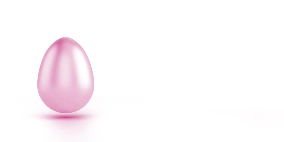 Pink easter egg 스톡 일러스트