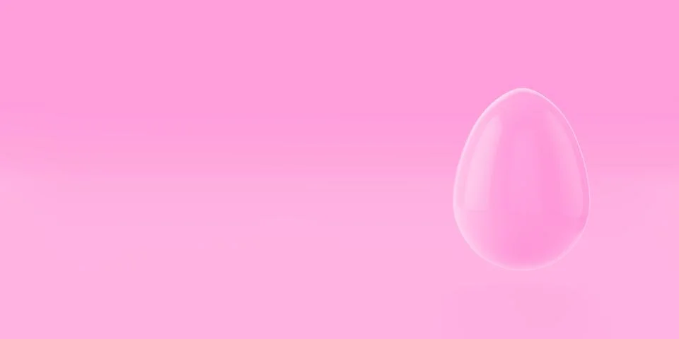 Pink easter egg 스톡 일러스트
