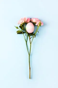 Pink Easter egg Stock Photos