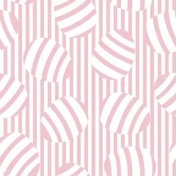 Pink Easter Egg Seamless Pattern Background Stock Illustration