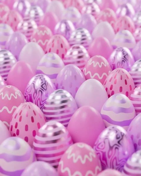 Pink Easter eggs. Easter looping background Stock Footage 330491212
