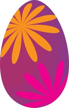Pink  Easter eggs Stock Illustration