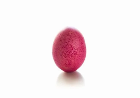 Pink eastern eggs Stock Photos