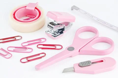 Pink educatoin tools 写真素材