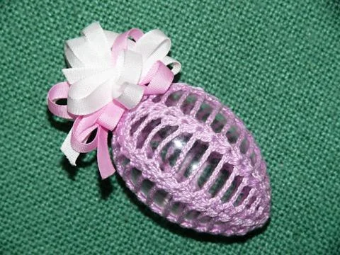 Pink egg easter Stock Photos