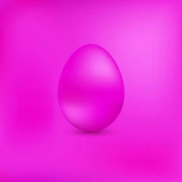 Pink egg Stock Illustration