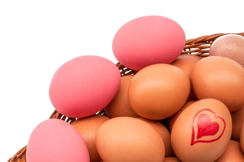 Pink egg Stock Photos
