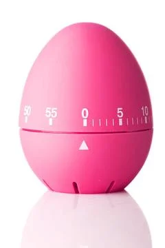 Pink egg timer Pink egg timer isolated on white background Copyright: xZoo... Stock-Fotos
