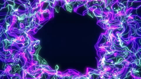 Pink Electric Circle background 4K Stock Footage 229459201