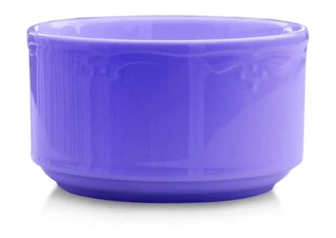 Pink empty cup. Isolated on white background with clipping path Stock Photos