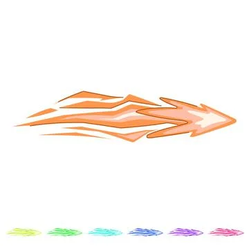 Pink energy blast effect shooting forward graphic Stock Illustration