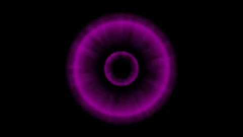 Pink Energy Circle Background | Abstract Light Effect Animation Stock Footage 316166806