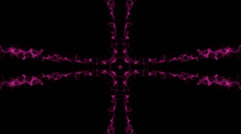 Pink energy flow in cross pattern - seamless background (FULL HD) Stock Footage 62790966