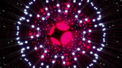 Pink Energy Sphere VJ Loop 库存影片 52582129