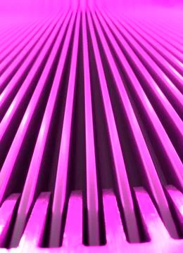 Pink escalator macro Fotos de archivo