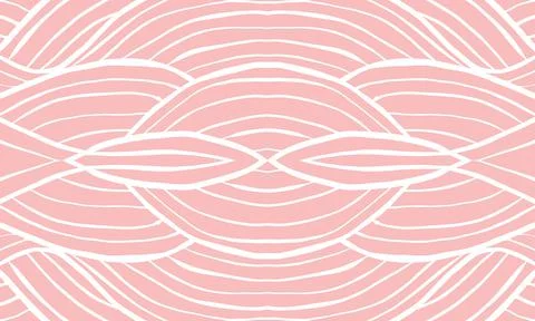 Pink ethnic seamless pattern design. Stock Illustration