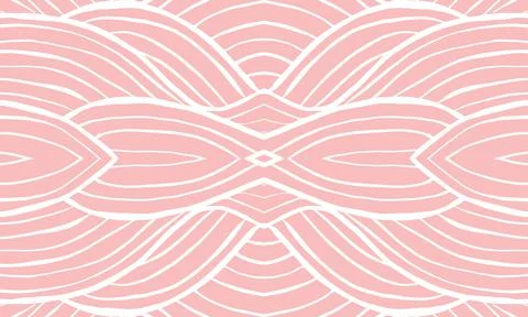 Pink ethnic seamless pattern design. Stock Illustration