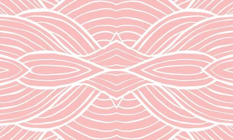 Pink ethnic seamless pattern design. Stock Illustration