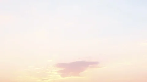 Pink evening sky time lapse shot Stock Footage 93568928