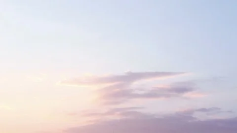 Pink evening sky time lapse shot Stock Footage 93568959
