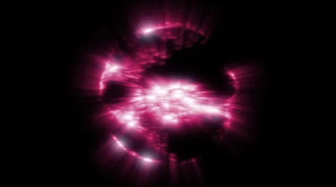 Pink exotic sphere 스톡 동영상 52707507