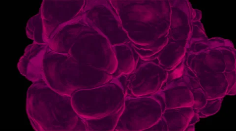 Pink explosion from top view Stock Footage 47169410