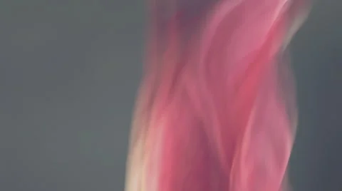 Pink fabric slowly flows, loop Stock Footage 64535254