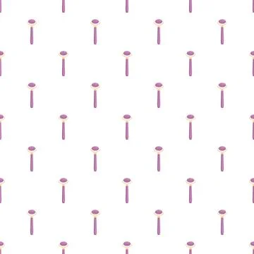 Pink face roller beauty tool seamless pattern 스톡 일러스트