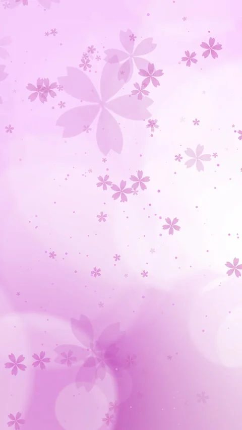 Pink falling sakura petals and flowers. Nature abstract loop background. Stock Footage 279570608