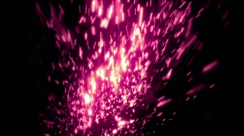 Pink Fast Abstract Particles Loopable Background Video stock 61681835