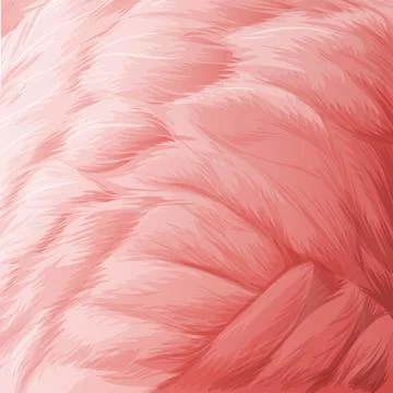 Pink Fine Feather Stock Illustration