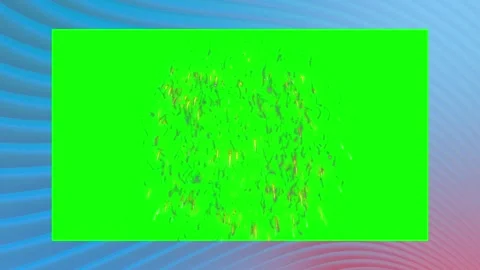 Pink firework explosion on green screen. Festive pyrotechnic effect for video Stock Footage 340715767