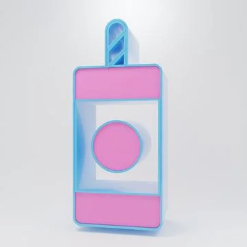 Pink Firework icon isolated on grey background. Concept of fun party. Explo.. Stock Illustration