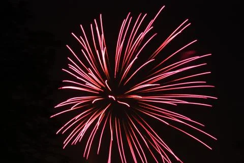 Pink Firework Stock Photos