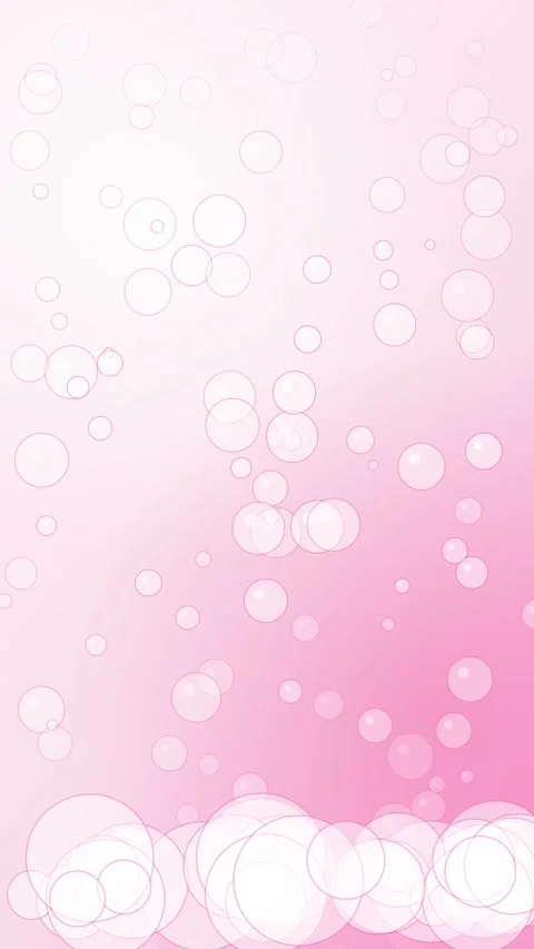 Pink Fizzing Foam Bubbles Vertical Seamless Loop Animated Background For 스톡 동영상 344007274