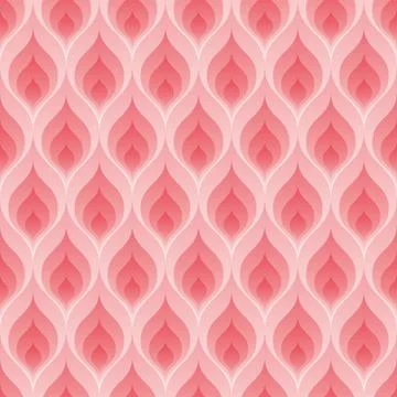 Pink flame pattern Stock Illustration