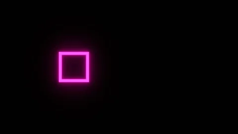 Pink Flashing Square Neon Elements Abstract Light Panel Background VJ Loop i Stock Footage 344098102