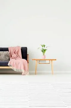 Pink flat interior Stock-Fotos