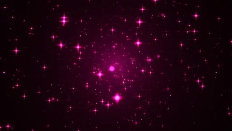 Pink Flight through the Magic Star Stream Background VJ Loop in 4K Stock Footage 316899690