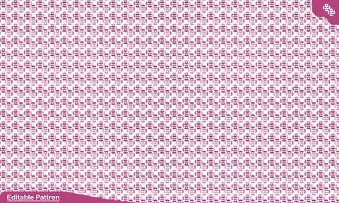 Pink floral geometric repeating pattern background Иллюстрация