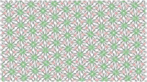 Pink Floral Geometric Seamless Pattern on White Stock Illustration