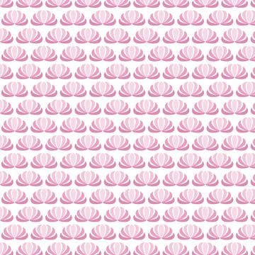 Pink floral patterns vector seamless pattern vector illustrtion Stock Illustration