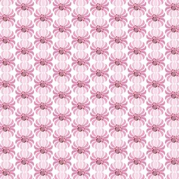 Pink floral patterns vector seamless pattern vector illustrtion Stock Illustration