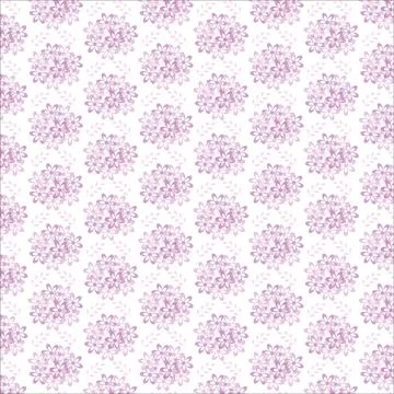 Pink floral seamless pattern vector illustration 스톡 일러스트