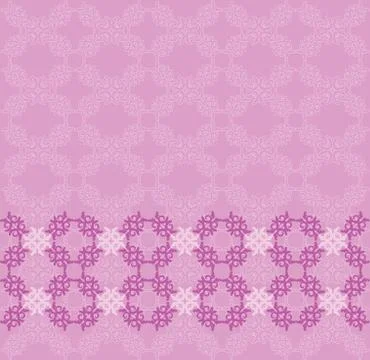 Pink flourish background Stock Illustration
