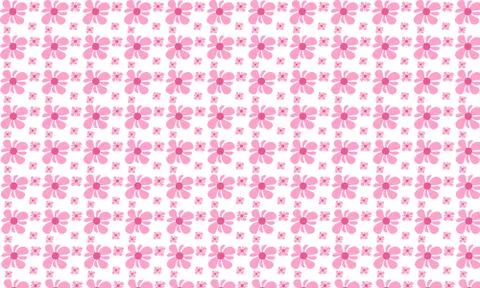 Pink flower background Stock Illustration