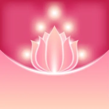 Pink flower blurred background Stock Illustration